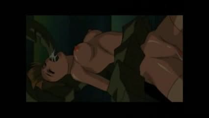 Hentai anime girl fucked by a monster