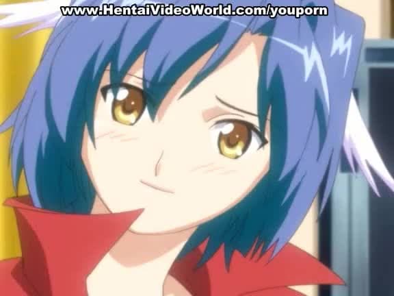 Fucking young anime girl with pink hair