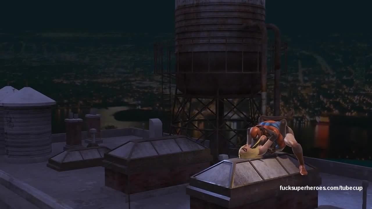 Spiderman fucks miss marvel