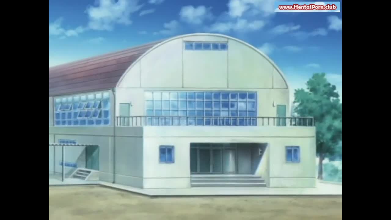 One chick then three girls fucked in a anime porn clip