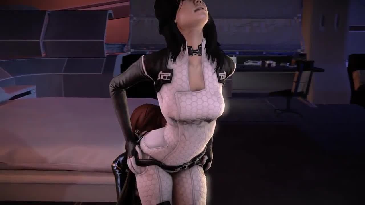 3D Miranda Lawson's ass is really nice (futanari)