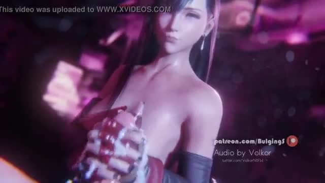 Final Fantasy - Tifa Handjob