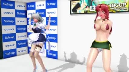 MMD R-18 Touhou Sakuya & meiling