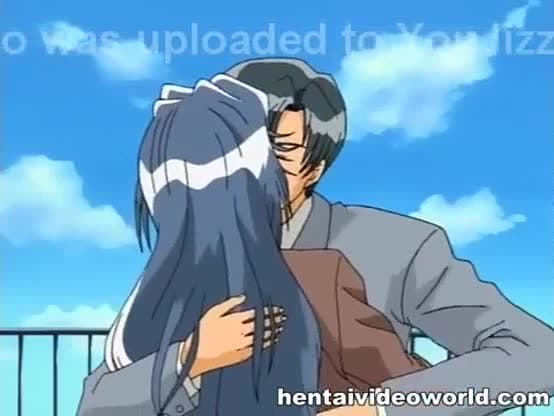 Huge hentai cock ruined the body of bound gal p1